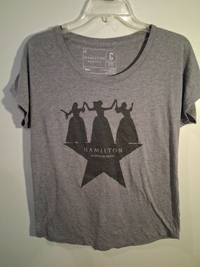 Hamilton Gray Short Sleeve Graphic Tee - Gray & Black